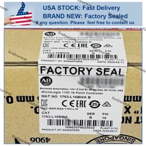 New Genuine NEW PLC 1763-L16BWA MicroLogix 1100 16 Point Controller - Picture 1 of 4