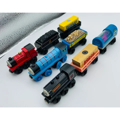 Lot Trains Thomas,Douglas, cargo cars, James, Fossil, Gordon, Squid car, Douglas Cover