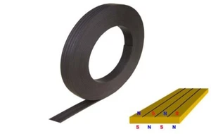 High Energy Magnet, Magnetic Tape, 1/8" thick x 3/4" wide x 4 ft Roll - Plain - Bild 1 von 1