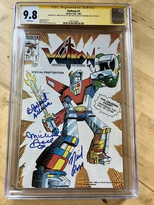 Voltron #1 CGC SS 9.8 1ª primera aparición de cómic 1985 firmado como nuevo casi nuevo Foto 1 de 4