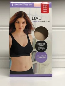 Bali by Hanes Women's Foam, Wire Free Bra - Comfort Support - 34C, 34D, 36B, 36C - Picture 1 of 2