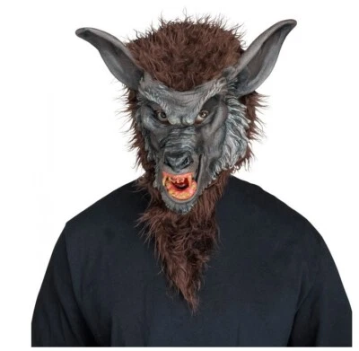 Werewolf Mask - Deluxe Costume Accessory - Teen Adult - 2 Colors - Image 1 of 2