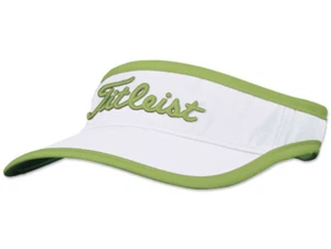 NUEVA VISERA DE GOLF TITLEIST deportiva ajustable para mujer-blanca/manzana - Imagen 1 de 3