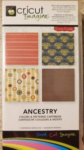 CRICUT Imagine ANCESTRY Cartridge - NEW w/o plastic clamshell - Picture 1 of 2