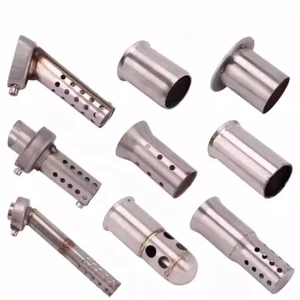 51mm 60mm Universal Exhaust pipe Muffler Baffle DB Killer Silencer Modified Pipe - Picture 1 of 35