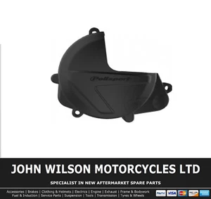 Honda CRF 450 RX 2017 - 2018 Black Polisport Engine Clutch Cover Case Protector - Picture 1 of 1