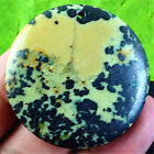 Perle pendentif ronde jade citron naturel 46 x 7 mm JT64542 46 x 7 mm