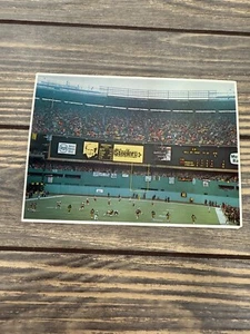 Vintage Pittsburgh Steelers Three Rivers Stadium Postcard 1970s NFL Memorabilia - Picture 1 of 2