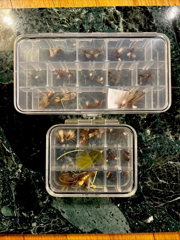 Moscas secas y ninfas ORVIS de colección como nuevas nunca pescadas Foto 1 de 4
