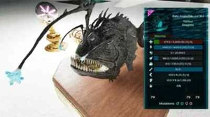 🔥ARK Ascended PVE OFFICIAL 1 PAIR ADULT ANGLER SOLID BLACK TOP STATS - Picture 1 of 1