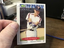 1991 Classic Best # 374 - Carlos Fermin - Fayetteville Generals - SS							