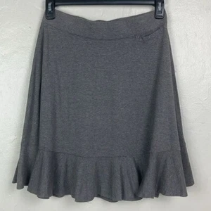 Cabela's Gray Ruffle Hem Pull On Skirt MEDIUM stretch golf tennis athleisure - Picture 1 of 11