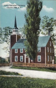Postal Iglesia de los Pactos Grand Pre NS Canadá - Imagen 1 de 2