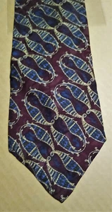 New Gant Necktie Paisley 100% Silk Tie - 54" Long x 4" Wide - Picture 1 of 4