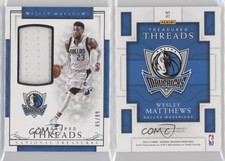 2016-17 Panini National Treasures Treasured Threads /99 Wesley Matthews #47