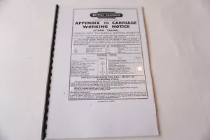 Junio de 1957 Fascimilie Carro de Ferrocarril Aviso de Trabajo Trenes de Vapor Londres Oeste - Imagen 1 de 6