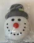 Christmas Snowman Decor 12.75x9.5x5.5 inch Light Cover Wall Hanging 2 pack