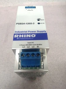 Rhino PSB24-120S-3 24 VDC @ 5A/120W 480 VAC 3ph - Picture 1 of 10