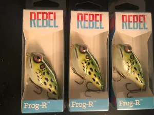 Rebel Frog-R - Stck. 3 Kunstköder - Topwater Kunstköder / Barschangeln! - Bild 1 von 9