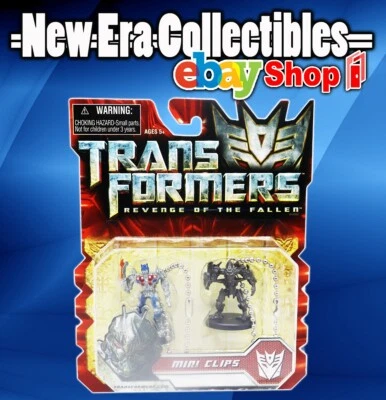 Transformers Revenge Of The Fallen Mini Clips Optimus Prime & Fallen Hasbro 2009 - Image 1 of 4