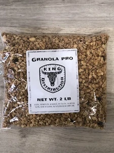Granola Pro 2 lb Oats, Amaranth, Raisins, Peanuts, Almond, Nuts,Wheat Germ Plus - Picture 1 of 3