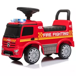 Ride On Fire Engine Play Toy Car Mercedes Antos Kids Childrens Lights And Sirens - Picture 1 of 5
