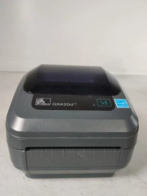 Zebra GX420d Monochrome Thermal Label Printer Parallel - Image 1 of 4