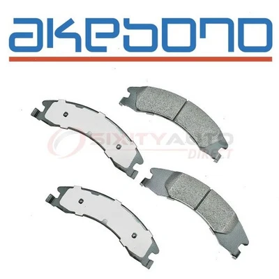 Akebono Pro-ACT Rear Disc Brake Pad Set for 2008 Ford E-150 Econoline - fx - Image 1 of 4