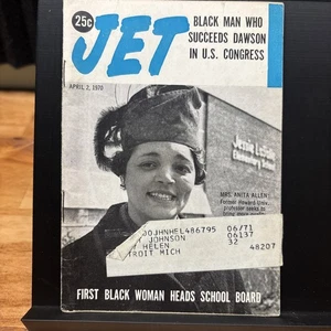 1970 April 2 Jet Magazine Black Man Who Succeeds Dawson in U.S. Congress - Picture 1 of 3