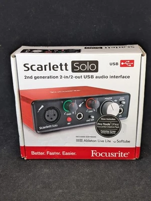 Scarlett Solo Studio 2nd Generation USB Audio Interface 2-In/2-Out - Image 1 of 4