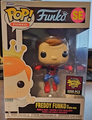 Funko Pop Blacklight Battle 2022 Freddy Funko como Spider Man LE 4000 PIEZAS Foto 1 de 4