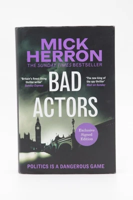 Bad Actors - Mick Herron. Signed. Baskerville 2022, 1st Edition/1st Print - Image 1 of 4