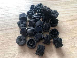 25 LEGO brand new 6024730 PROFILE BRICK Ø15.83 W. CROSS black lot - Picture 1 of 1