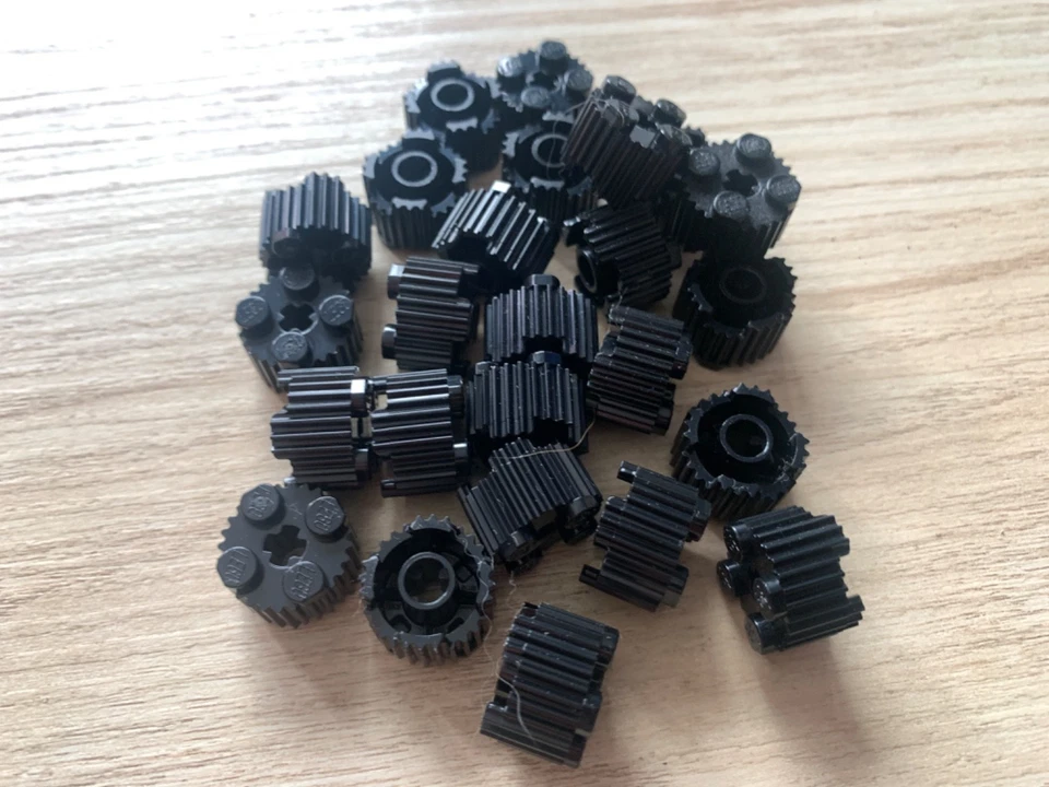 25 LEGO brand new 6024730 PROFILE BRICK Ø15.83 W. CROSS black lot - Image 1 of 1