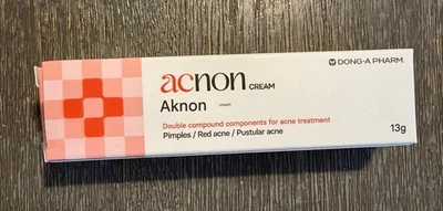 Crema Acnon Tratamiento Manchas Coreano para Acné Rojo y Purulento 13g. Hecho en Corea Foto 1 de 4