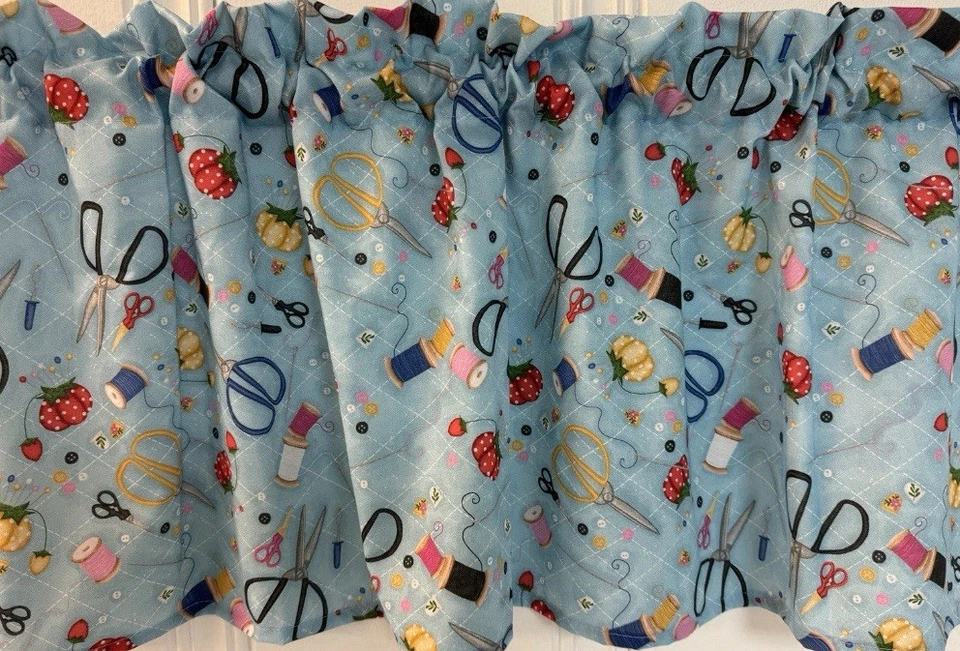 Cortina de cenefa de costura Crafting Notions cortinas de dormitorio Foto 1 de 4