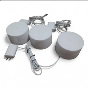 3 pack Used Google Wifi Model AC-1304 Whole Home Mesh Wi-Fi System - Picture 1 of 1