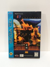 Supreme Warrior (Sega CD) 2 Discs - Complete in Box W Reg, and tested.