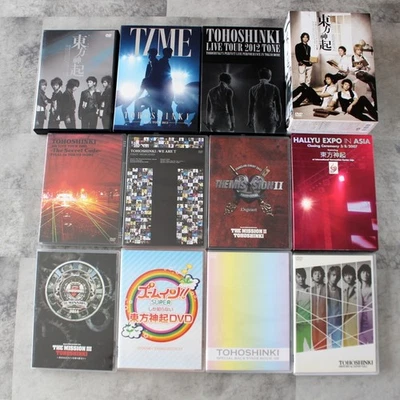 SET x12 TVXQ Japan Korea DVD NO PHOTOCARD Time Season2 Live Tour 2012 Tone - Image 1 of 4