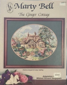 Marty Bell's Ginger Cottage vintage counted cross stitch - Rare - Picture 1 of 2