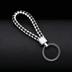 WHITE rope key chain gift free shipping Y8 - Picture 1 of 1