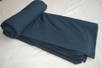 Dark Blue Plain Fabric 100% Cotton 15 Yard Fabric NO TARRIF CHARGES 100%✅ ZK_68 - Image 1 of 4