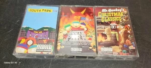 3 Vintage South Park Cassette Tapes Including Mr. Hankey's Christmas SCARCE - Picture 1 of 2
