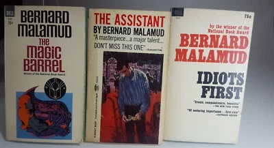 Bernard Malamud Lot of 3 Vintage Paperbacks 2 are First Dell Printings Foto 1 de 3