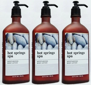 3 Bath Body Works Aromatherapy HOT SPRINGS SPA Eucalyptus Body Lotion Pump Cream - Bild 1 von 1