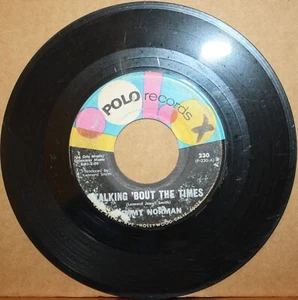 JIMMY NORMAN Talking "Bout Times KISSIN PALE MOONLIGHT Northern Soul 45 POLO 230 - Picture 1 of 2