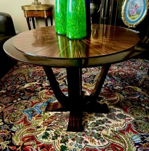 French Art Deco (C1939)- circular shaped coromandel occasional table. - Picture 1 of 5