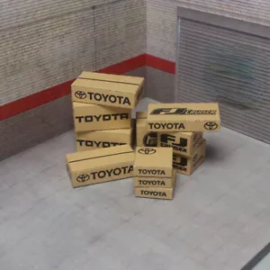 1/64 Diorama Car Garage Boxes Model Repair Workshop Box Prop Scene Display Model - Picture 1 of 112