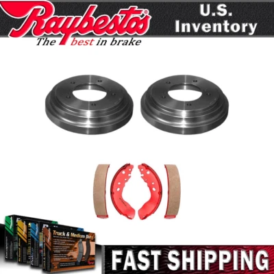 Kit traseiro Raybestos tambores de freio e sapatas de freio para Chevrolet Tracker 1998 - Imagem 1 de 4