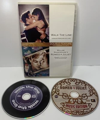 Walk the Line / Romeo And Juliet (DVD, Double Feature, 2010, OOP) Canadian - Image 1 of 4